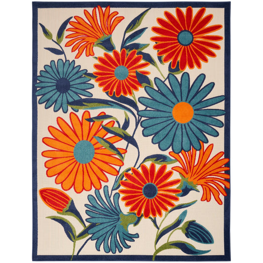 Nourison Aloha Indoor/Outdoor Floral Area Rug