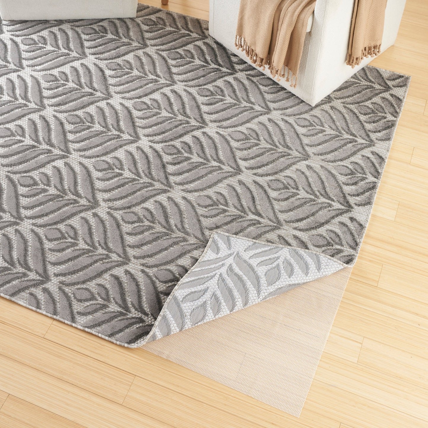 Sous-tapis d'intérieur Nourison Anchor-Loc - Ivoire