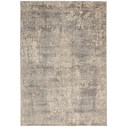 Tapis Nourison Concerto à motifs abstraits beige et gris vieilli