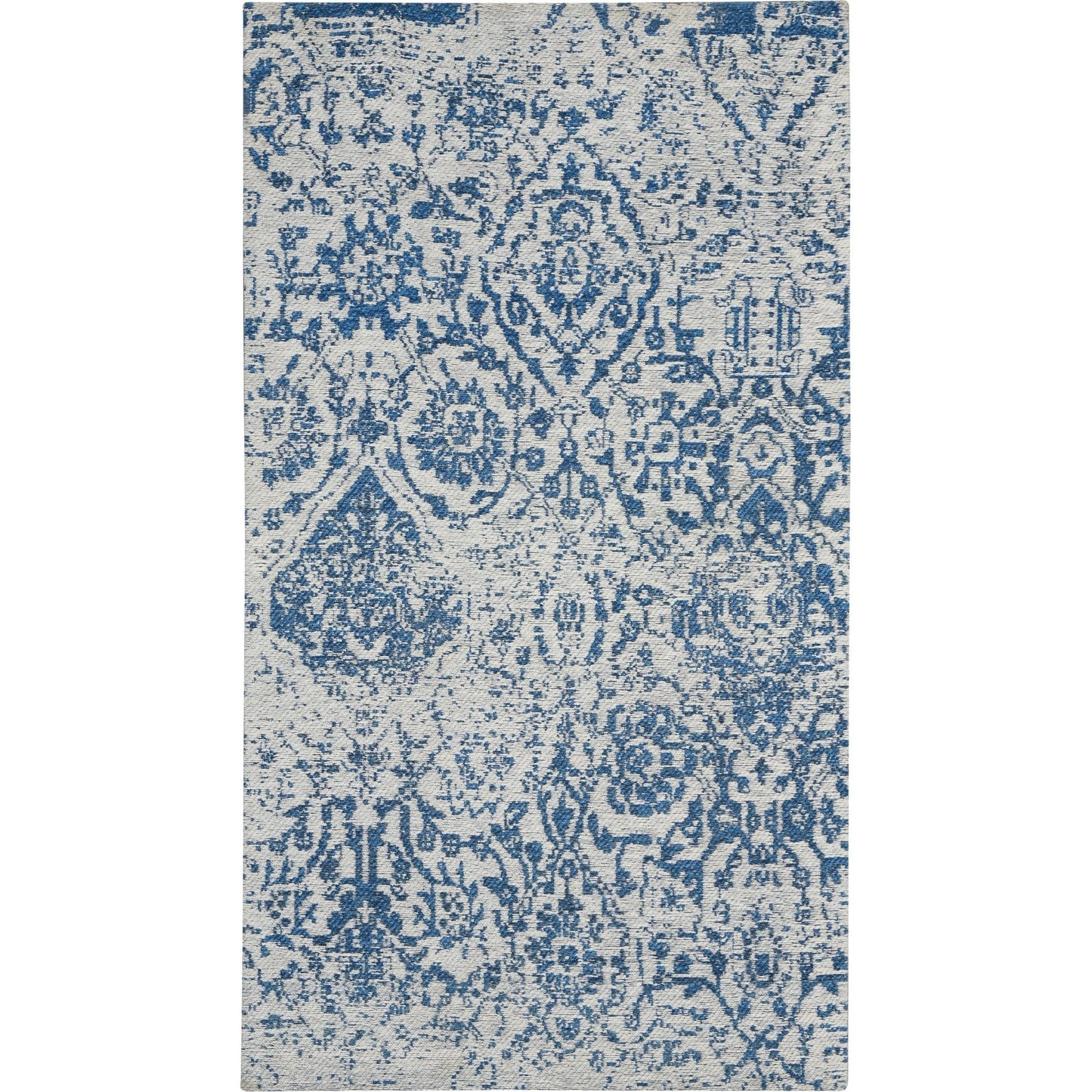 Tapis contemporain Nourison Damas vieilli