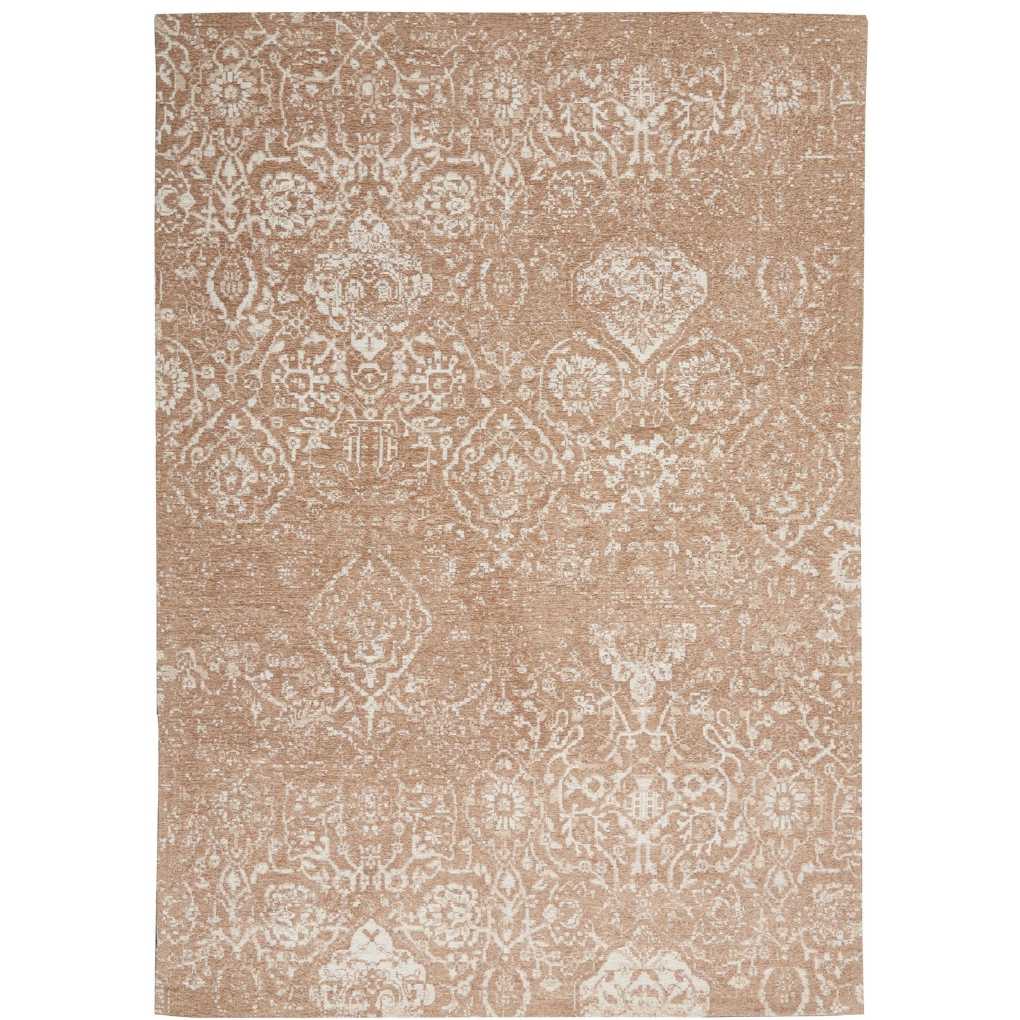 Tapis contemporain Nourison Damas vieilli