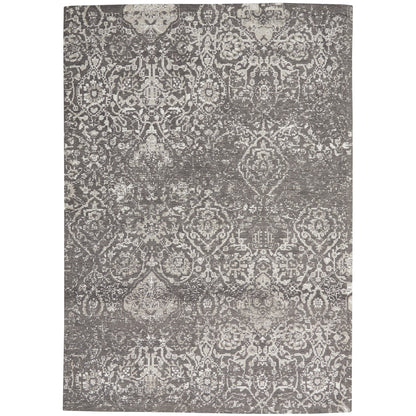 Tapis contemporain Nourison Damas vieilli