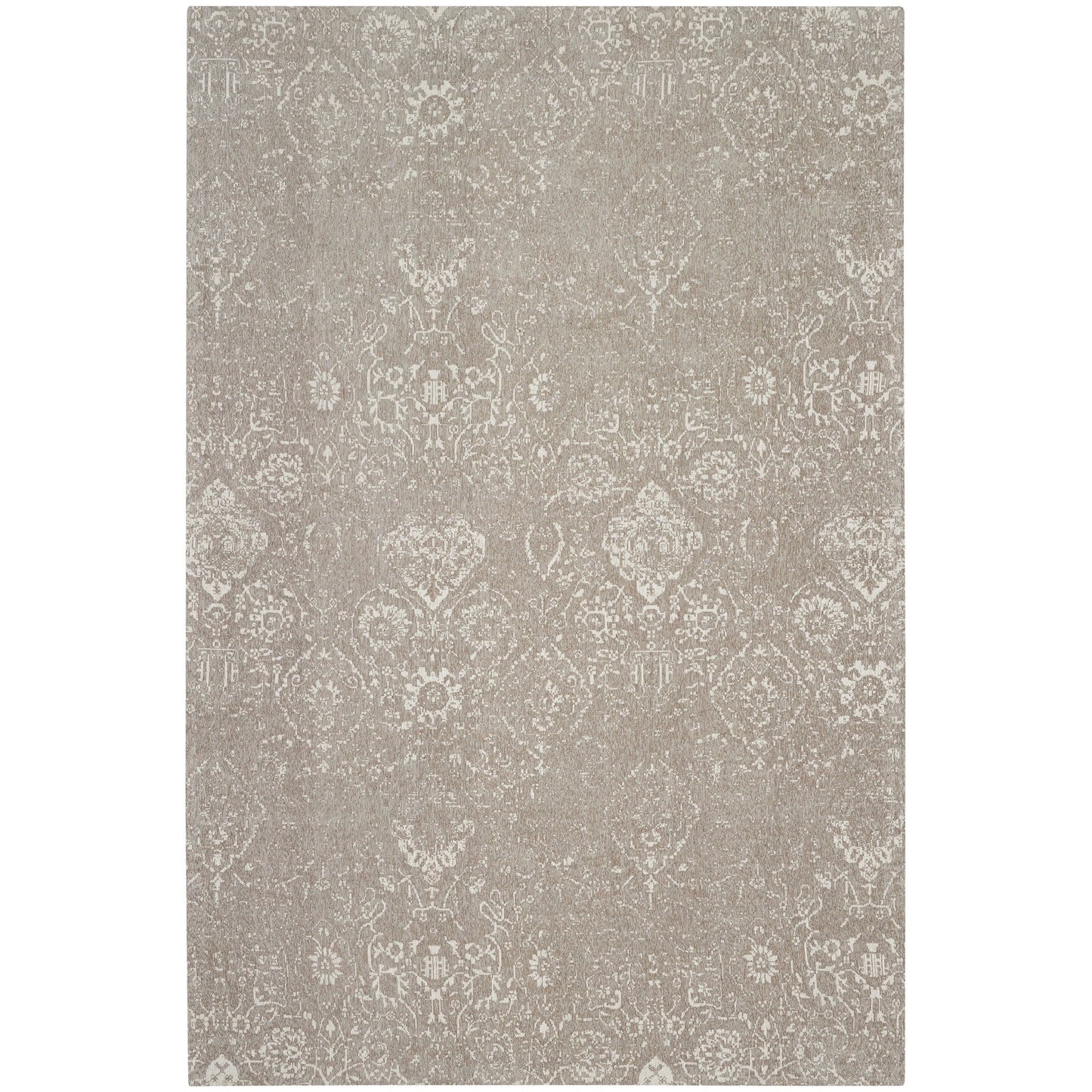 Tapis contemporain Nourison Damas vieilli