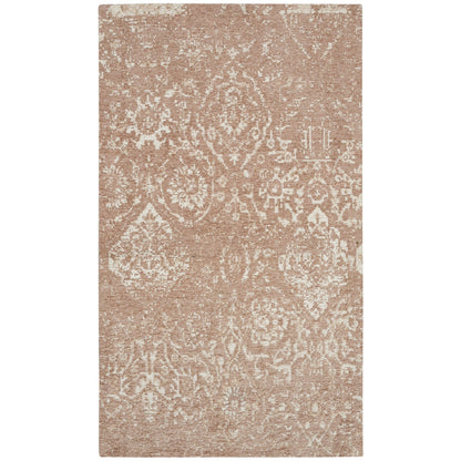 Tapis contemporain Nourison Damas vieilli