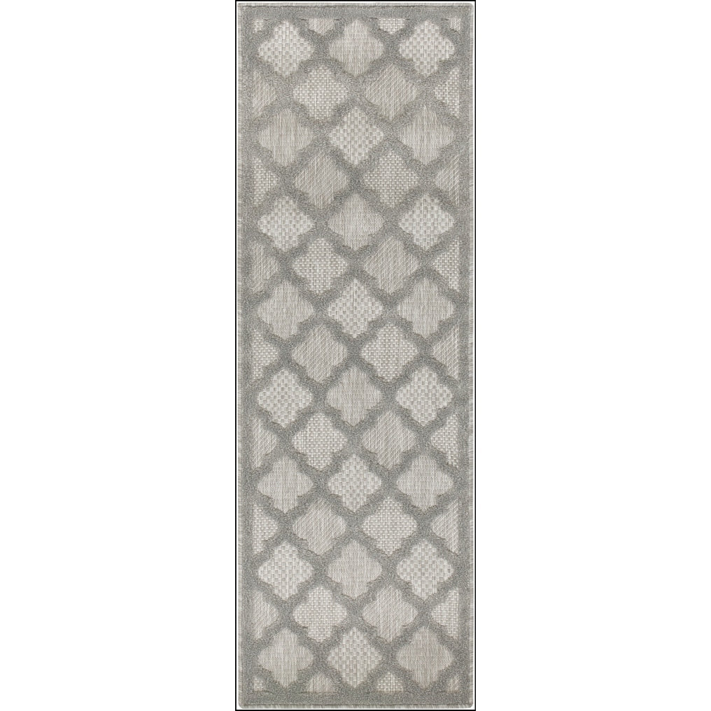 Tapis Nourison Easy Care intérieur/extérieur à motif treillis marocain