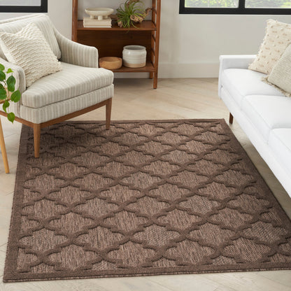 Tapis Nourison Easy Care intérieur/extérieur à motif treillis marocain