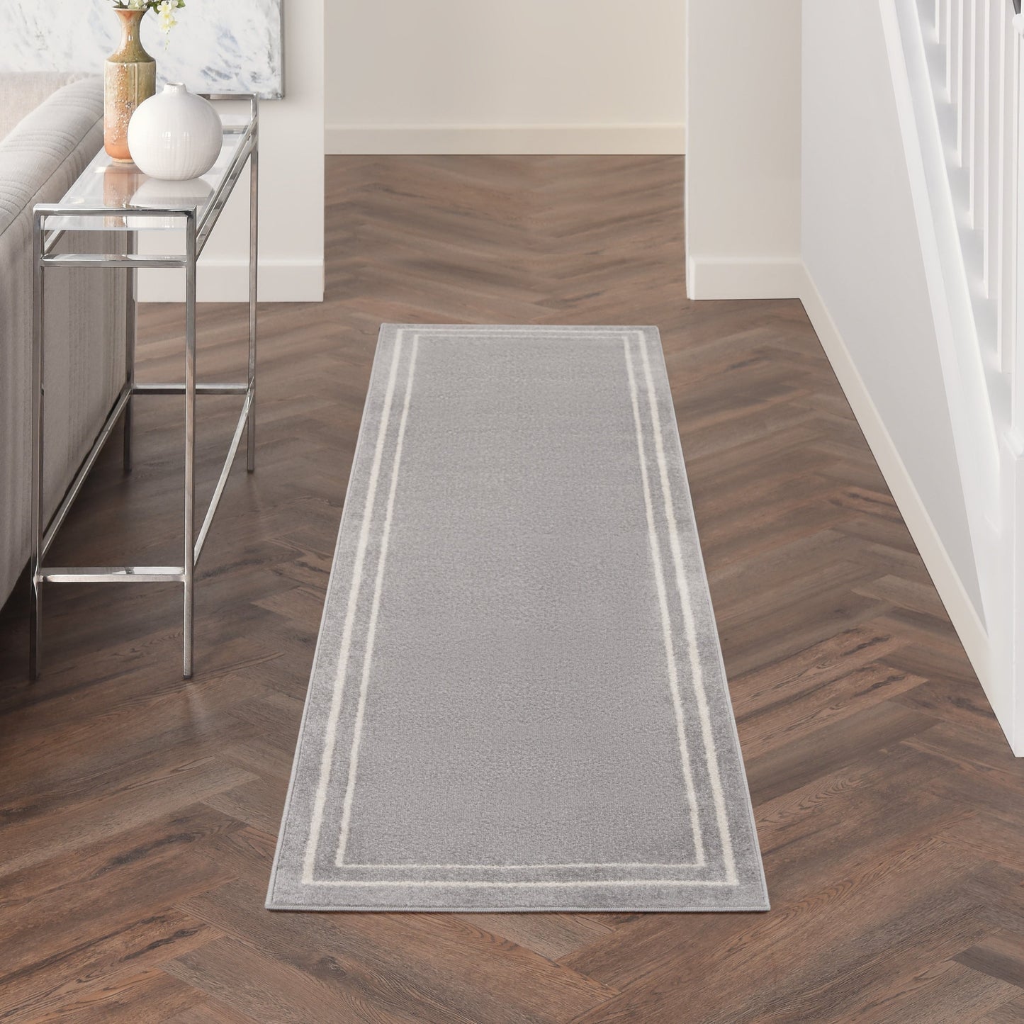 Tapis d'intérieur/extérieur uni Nourison Essentials