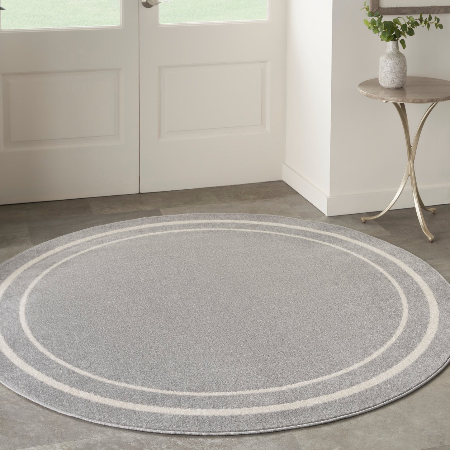 Tapis d'intérieur/extérieur uni Nourison Essentials
