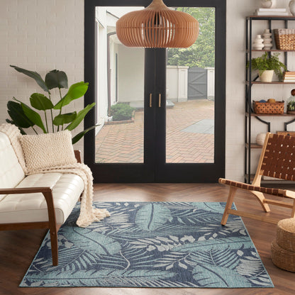 Tapis d'intérieur/extérieur Nourison Garden Oasis, inspiré par la nature