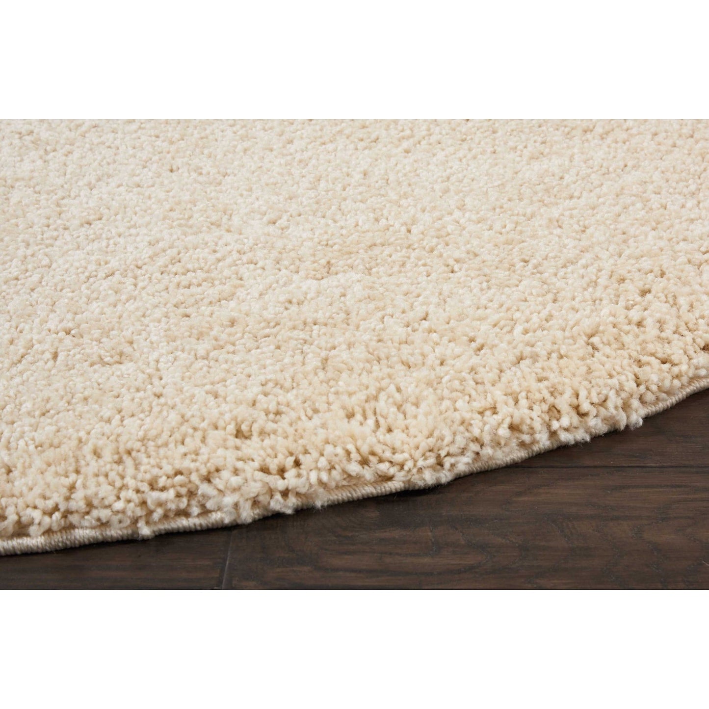 Tapis Nourison Malibu Shag moderne en peluche unie