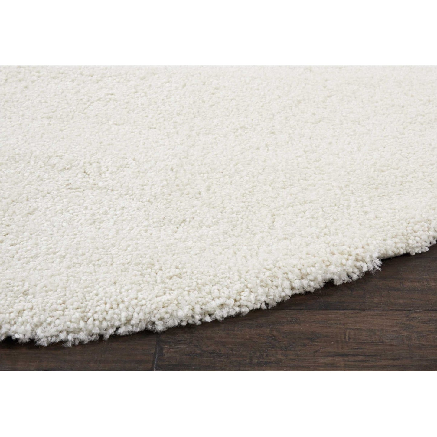 Tapis Nourison Malibu Shag moderne en peluche unie
