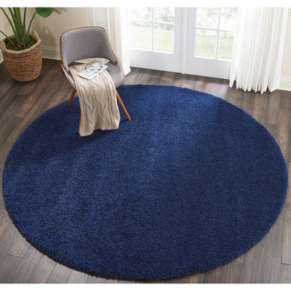 Tapis Nourison Malibu Shag moderne en peluche unie