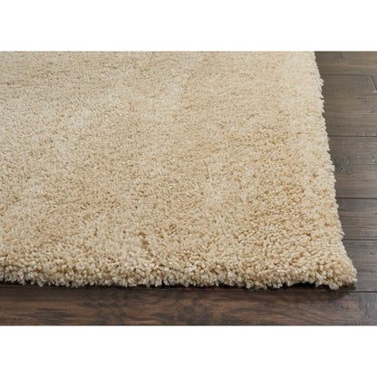 Tapis Nourison Malibu Shag moderne en peluche unie