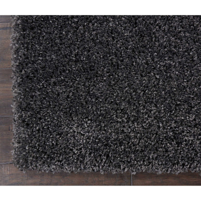 Tapis Nourison Malibu Shag moderne en peluche unie