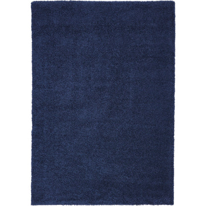 Tapis Nourison Malibu Shag moderne en peluche unie