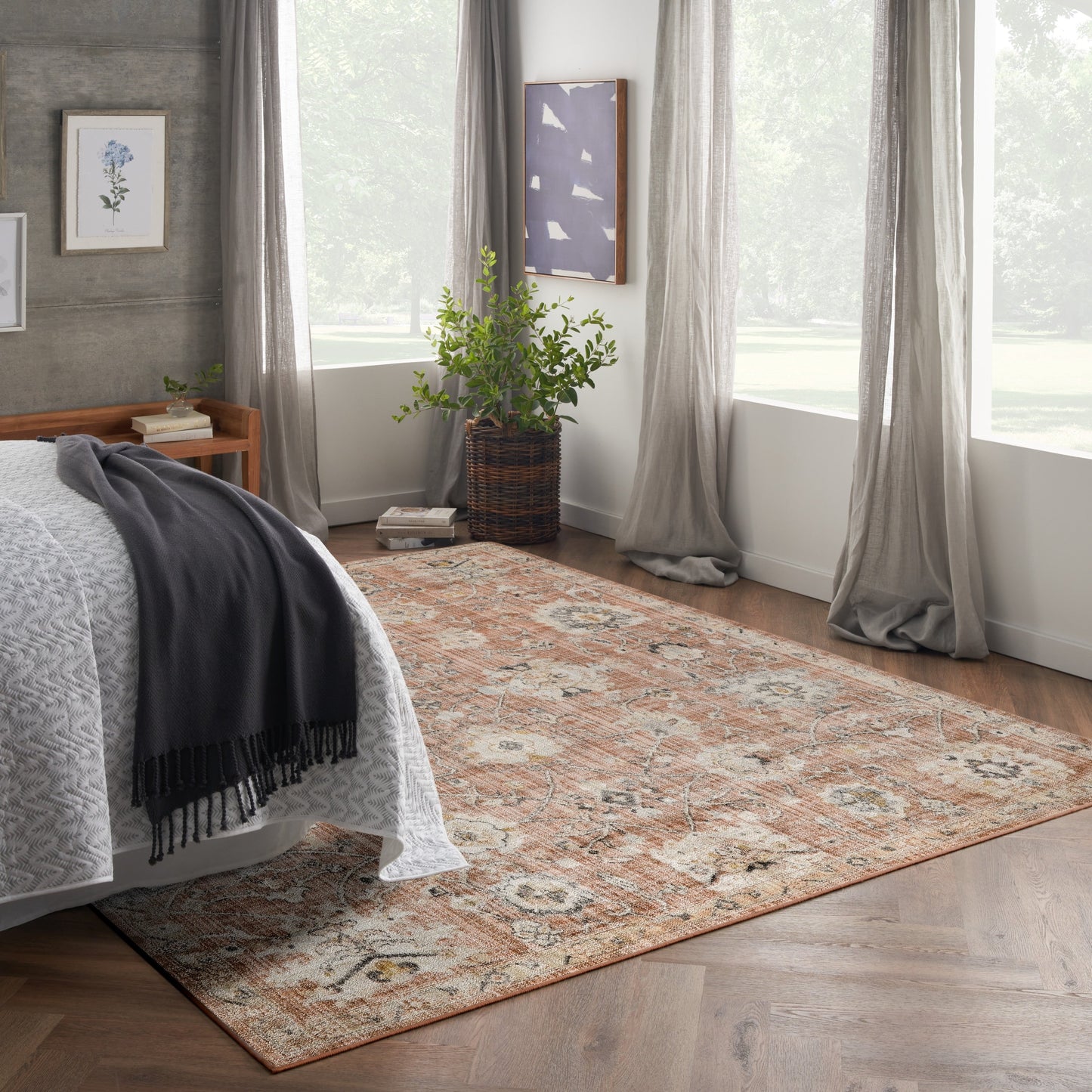 Tapis d'intérieur persan Nourison Oushak Home