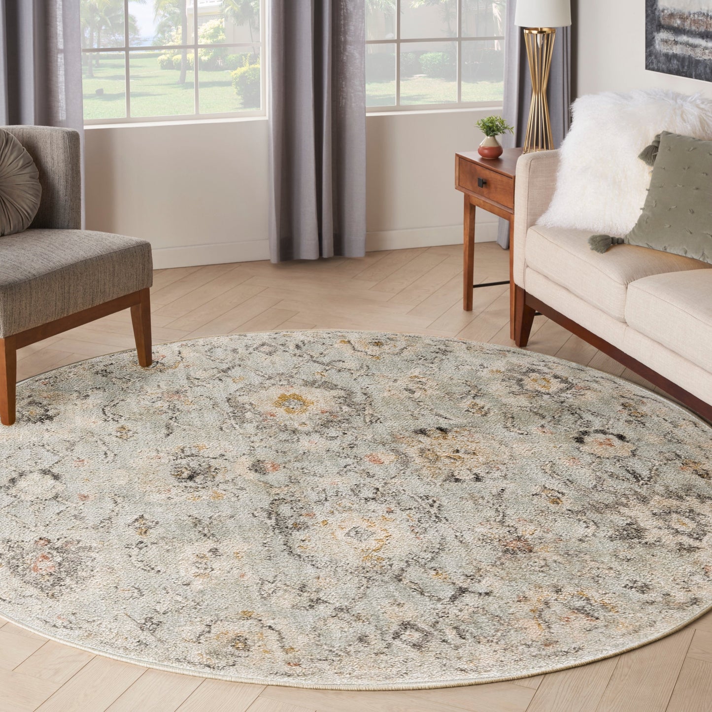 Tapis d'intérieur persan Nourison Oushak Home