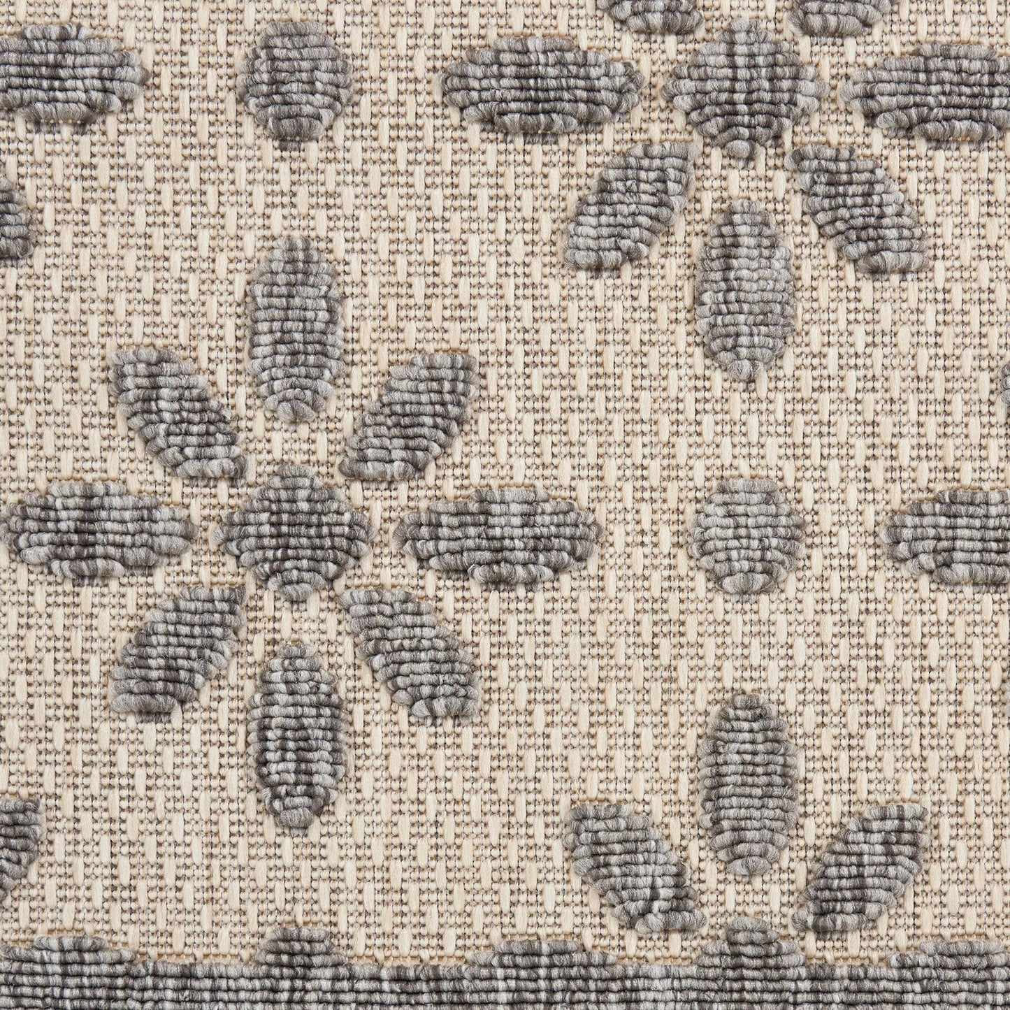 Tapis d'intérieur/extérieur Nourison Palamos à motif floral moderne et géométrique à hauteur variable