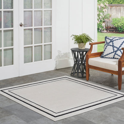 Nourison Sandy Indoor / Outdoor Solid Area Rug