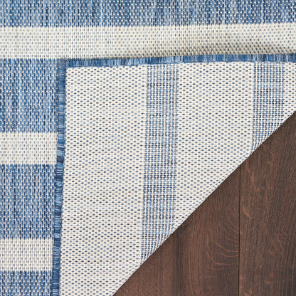 Nourison Selerno Indoor/Outdoor Striped Area Rug.
