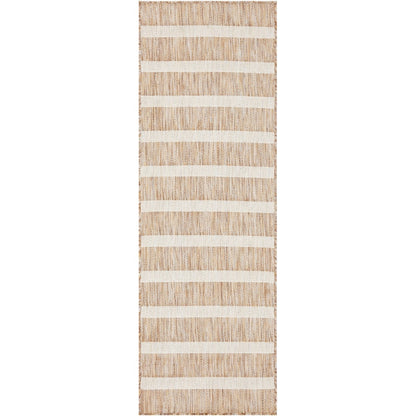 Nourison Selerno Indoor/Outdoor Striped Area Rug.