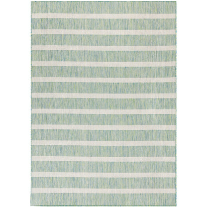 Nourison Selerno Indoor/Outdoor Striped Area Rug.