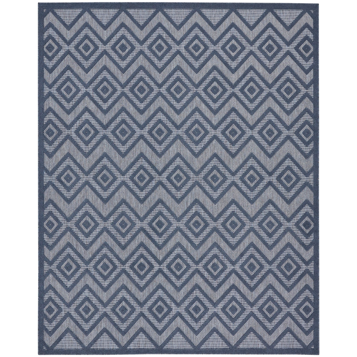 Nourison Versatile Indoor/Outdoor Geometric Flatweave Area Rug