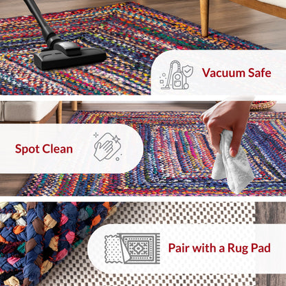 Nuloom Tammara Bohemian Hand Braided Area Rug