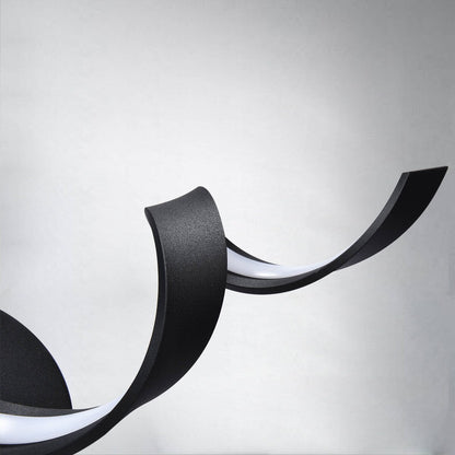 Modern Spiral Design LED Bathroom Vanity Light Dimmable Wall Light