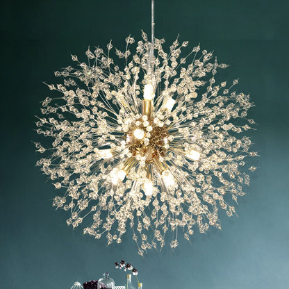 OYIPRO Modern Firework Sputnik Chandelier Crystal Pendant Lighting