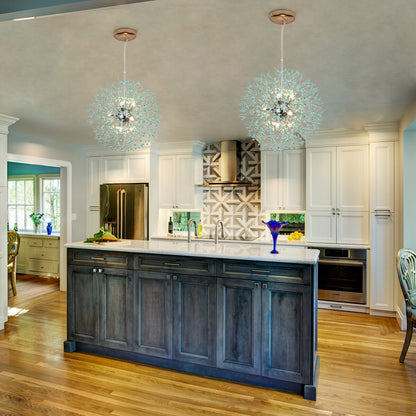 OYIPRO Modern Firework Sputnik Chandelier Crystal Pendant Lighting