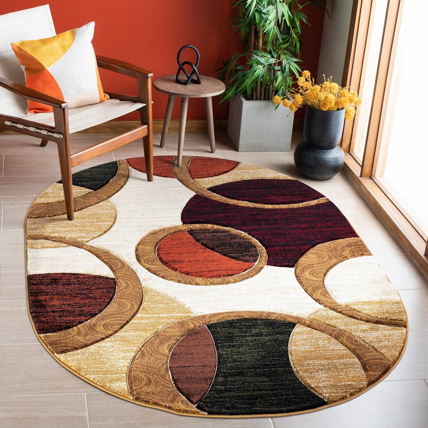 Tapis Orelsi Collection Cercles Géométriques Abstraits