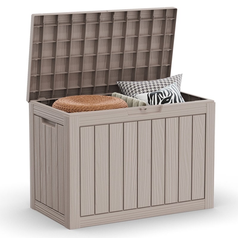Outdoor Patio Storage Resin Lockable Deck Box