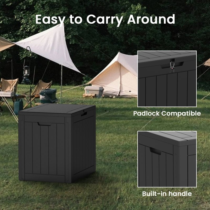Outdoor Patio Storage Resin Lockable Deck Box
