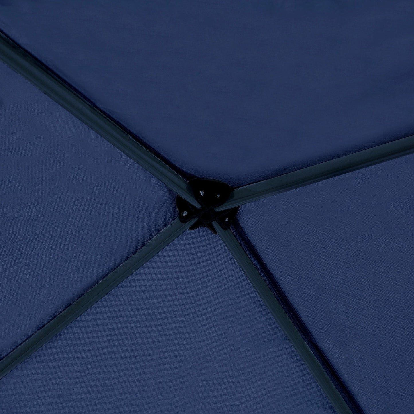 Auvent pop-up robuste Outsunny 10' x 10' avec filet latéral amovible en maille, conception facile à installer, événement de fête en plein air