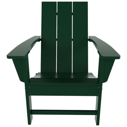 Chaise Adirondack pliante Polytrends Shoreside moderne et écologique, idéale pour les commerces et les résidences, toutes saisons