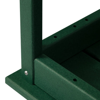 Table basse rectangulaire d'extérieur Polytrends Laguna en PEHD, résistante aux intempéries