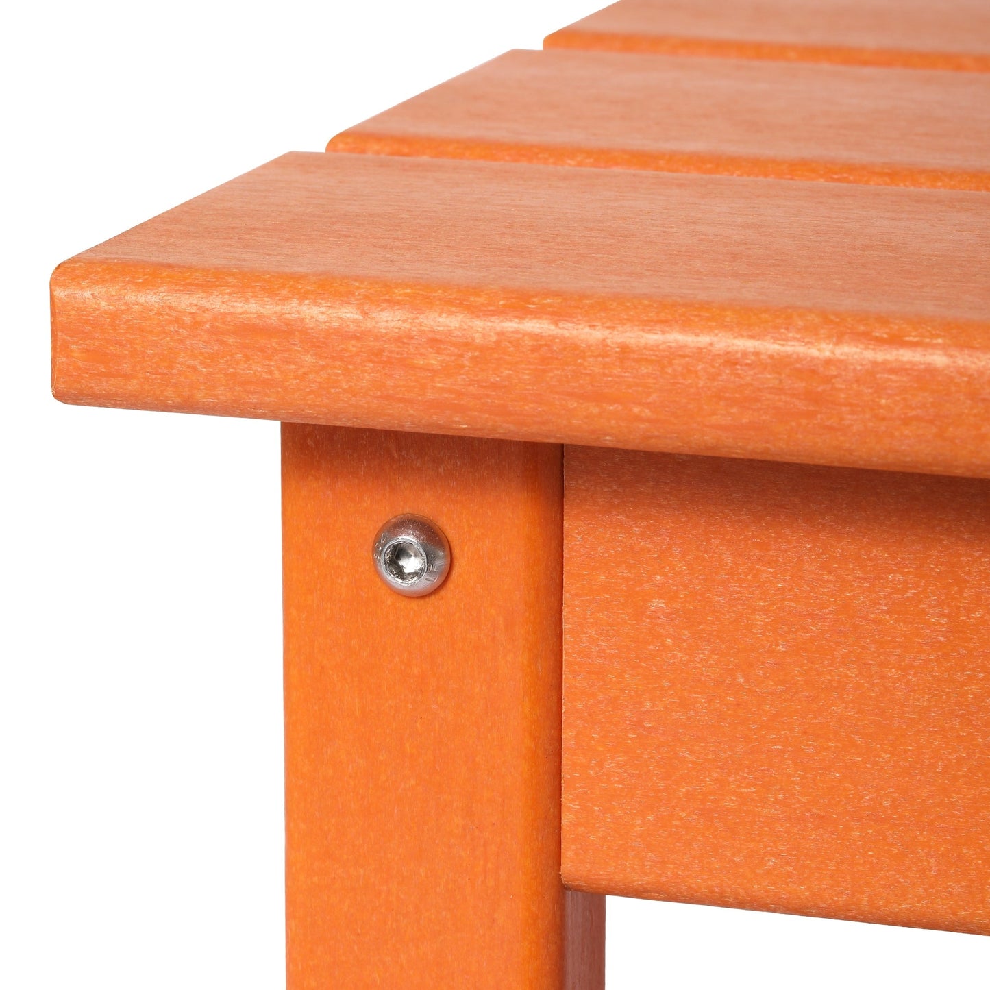 Table basse rectangulaire d'extérieur Polytrends Laguna en PEHD, résistante aux intempéries