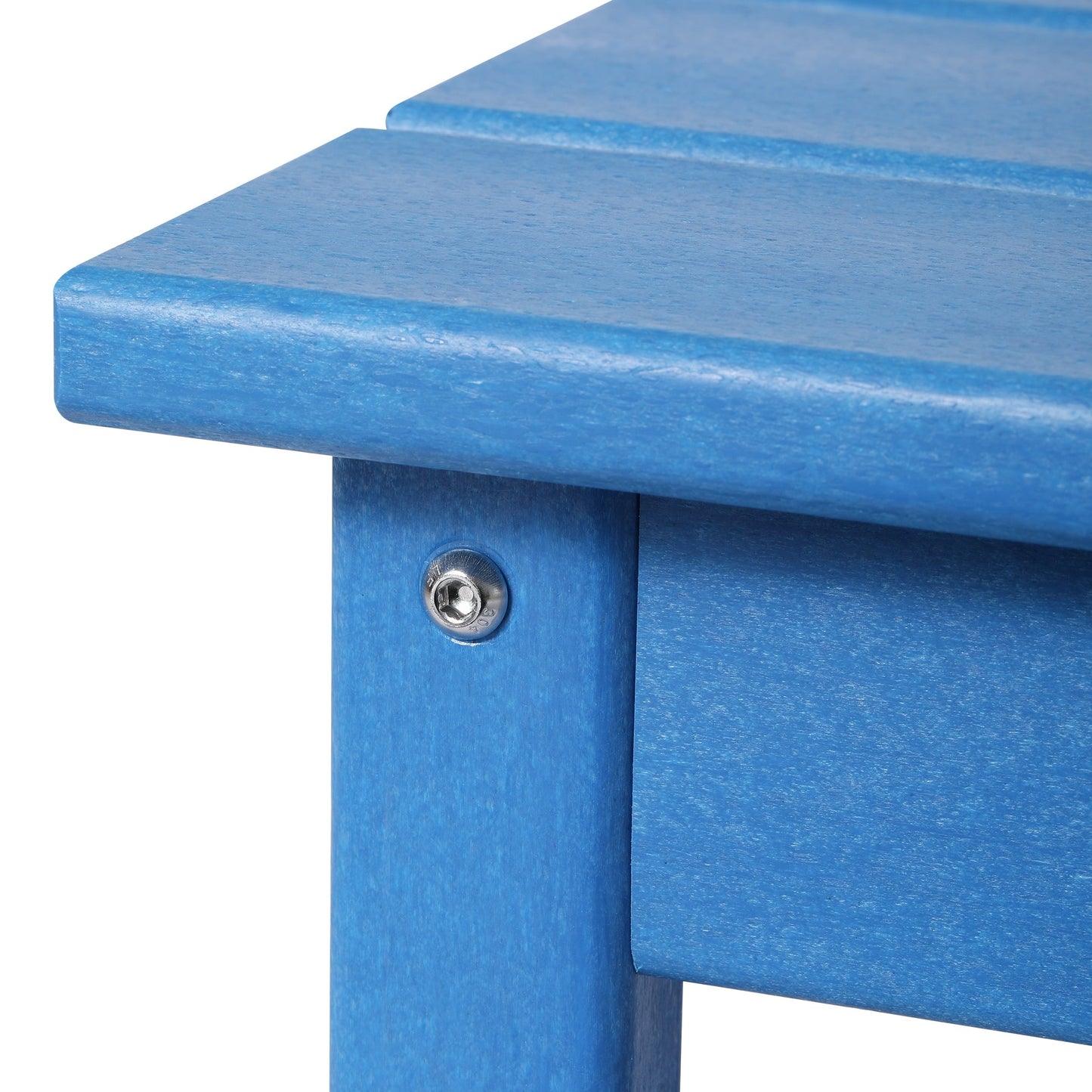 Table basse rectangulaire d'extérieur Polytrends Laguna en PEHD, résistante aux intempéries