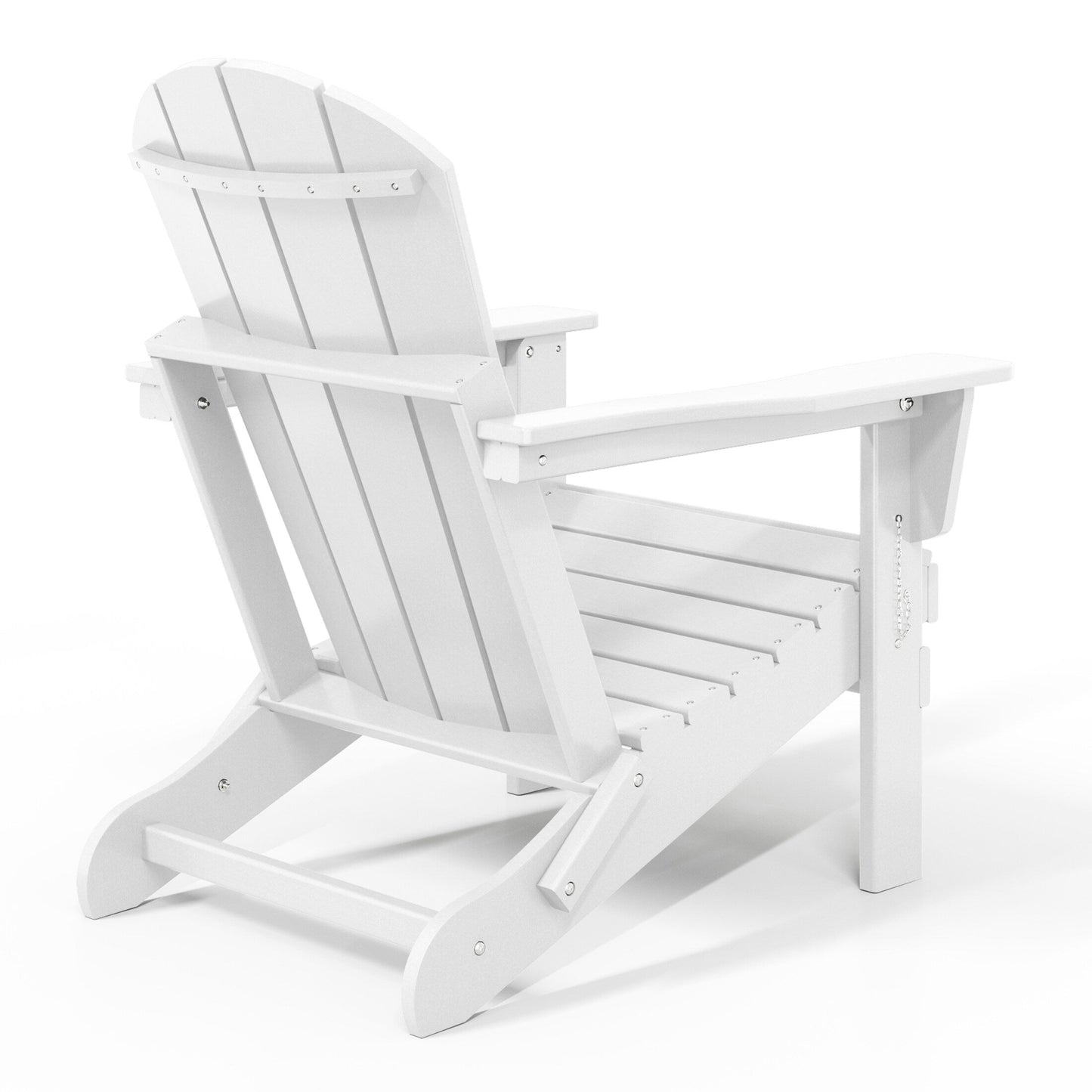Chaises pliantes Adirondack Polytrends Laguna résistantes aux intempéries (lot de 2)