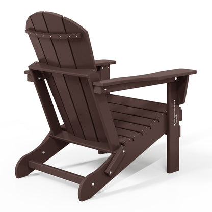Chaises pliantes Adirondack Polytrends Laguna résistantes aux intempéries (lot de 2)