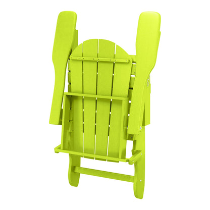 Chaises pliantes Adirondack Polytrends Laguna résistantes aux intempéries (lot de 4)