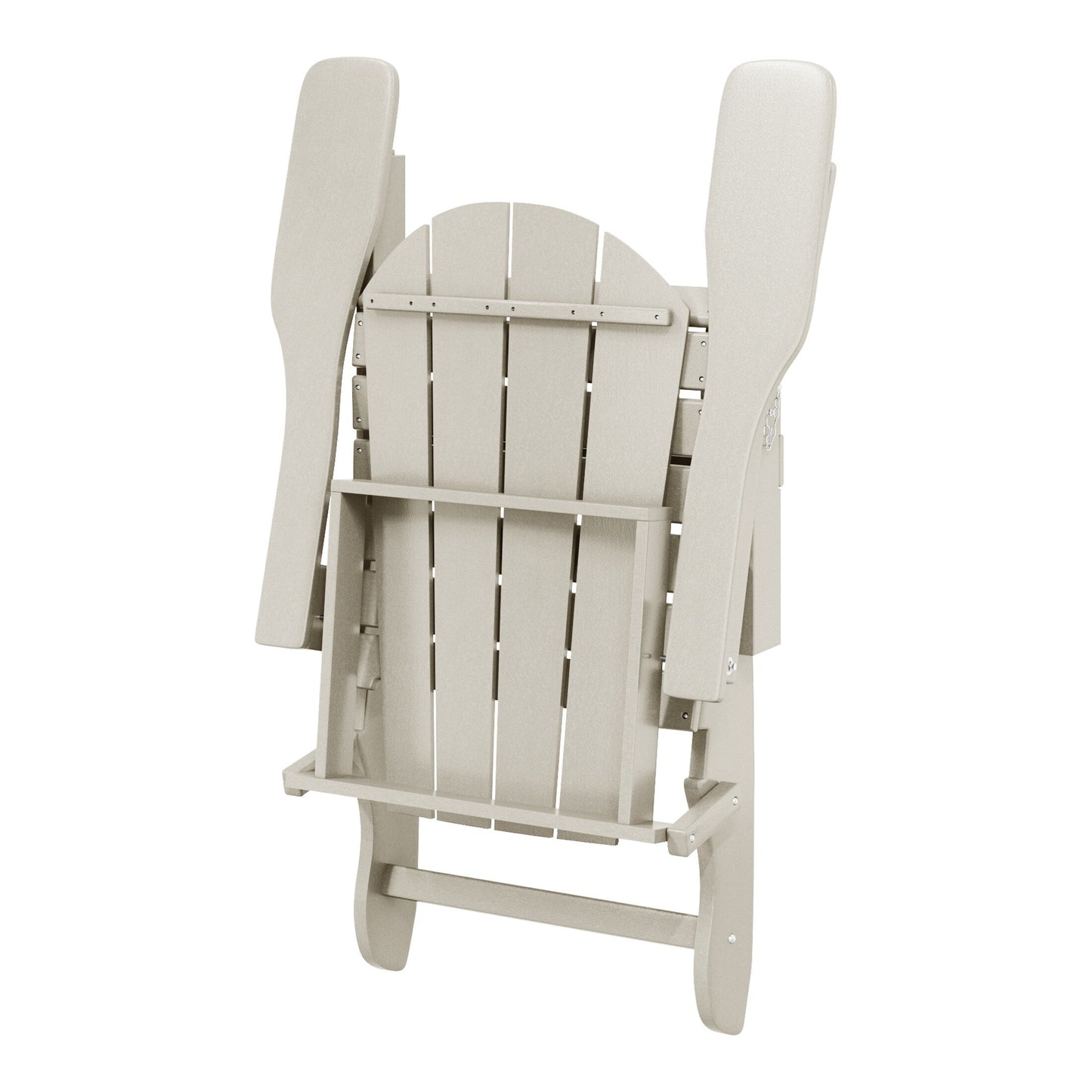 Chaises pliantes Adirondack Polytrends Laguna résistantes aux intempéries (lot de 4)