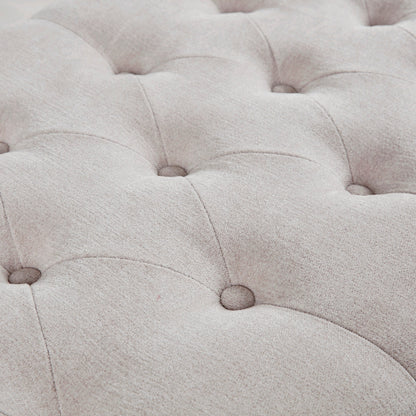 Banc de rangement rembourré à plateau capitonné Sasha de Madison Park