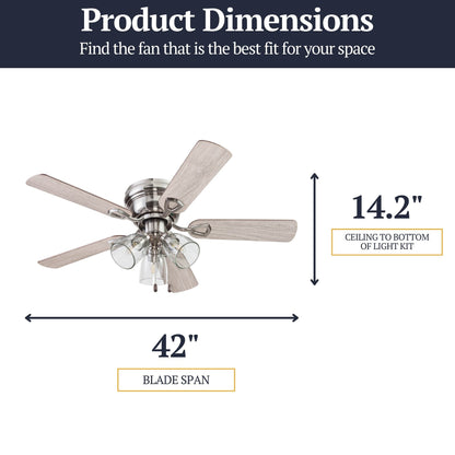 Prominence Home Renton Traditional Farmhouse Indoor Ceiling Fan