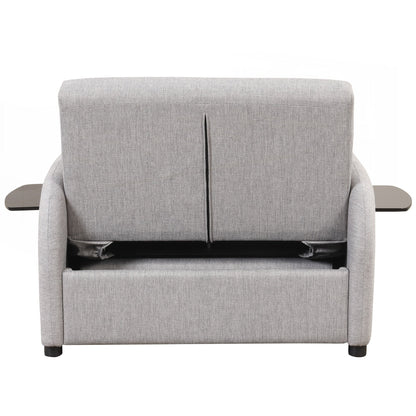 Pull Out Sofa Sleeper 3 in 1 with 2 Wing Table