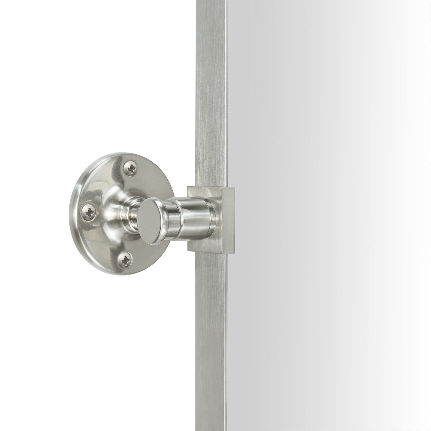 Miroir mural rectangulaire pivotant et inclinable en métal TEHOME Jonathan