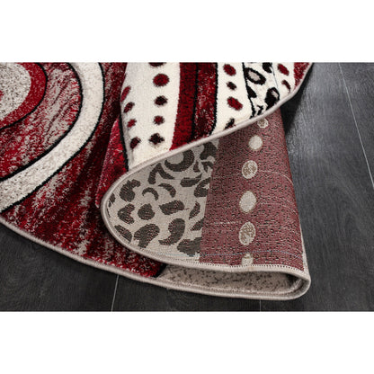 Tapis Rhodes Collection Abstract Swirl