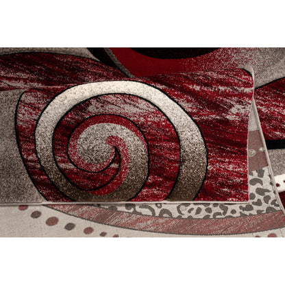 Tapis Rhodes Collection Abstract Swirl