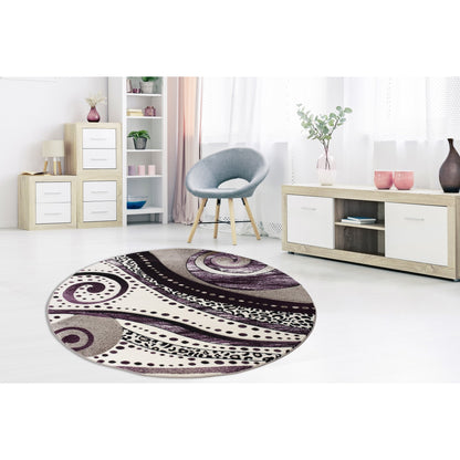 Tapis Rhodes Collection Abstract Swirl